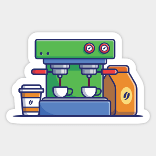 Coffee Machines Sticker